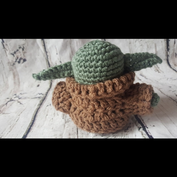 Mini baby yoda Amigurumi - Picture 2 of 11